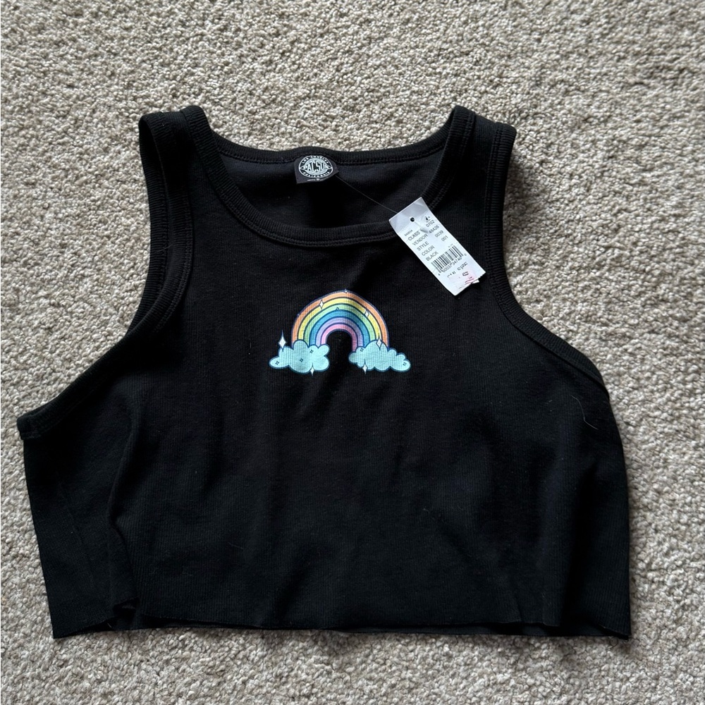 PacSun life is precious ribbed tank top